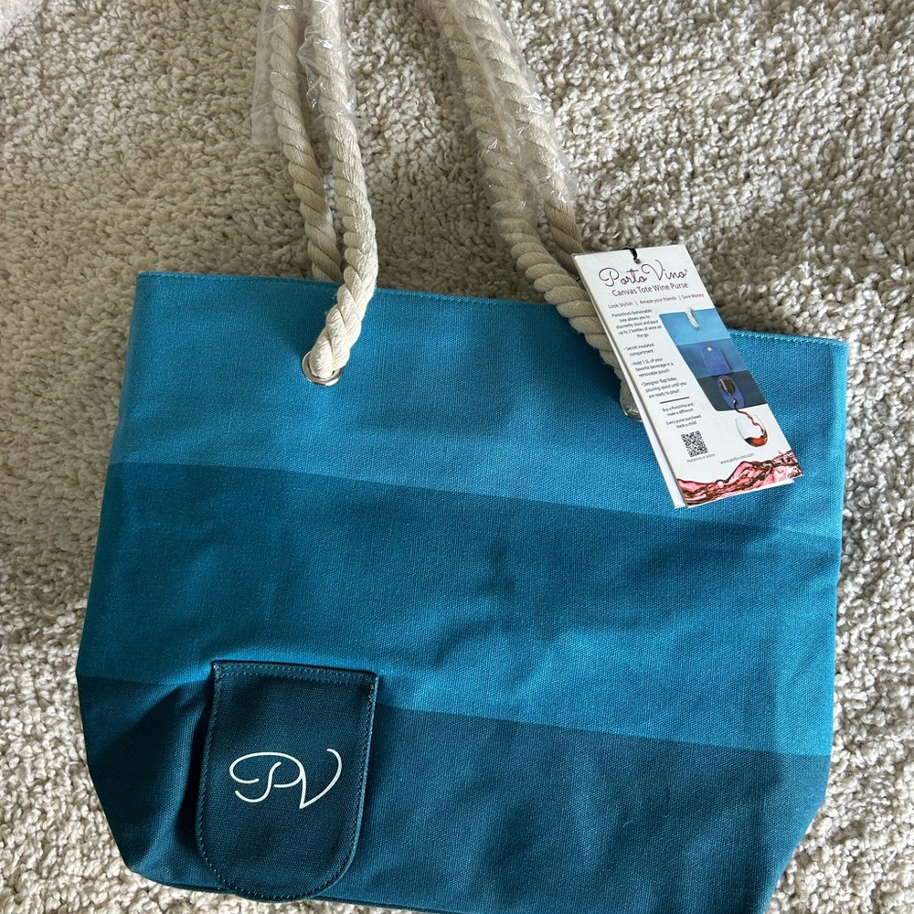 Blue Tote Bag
